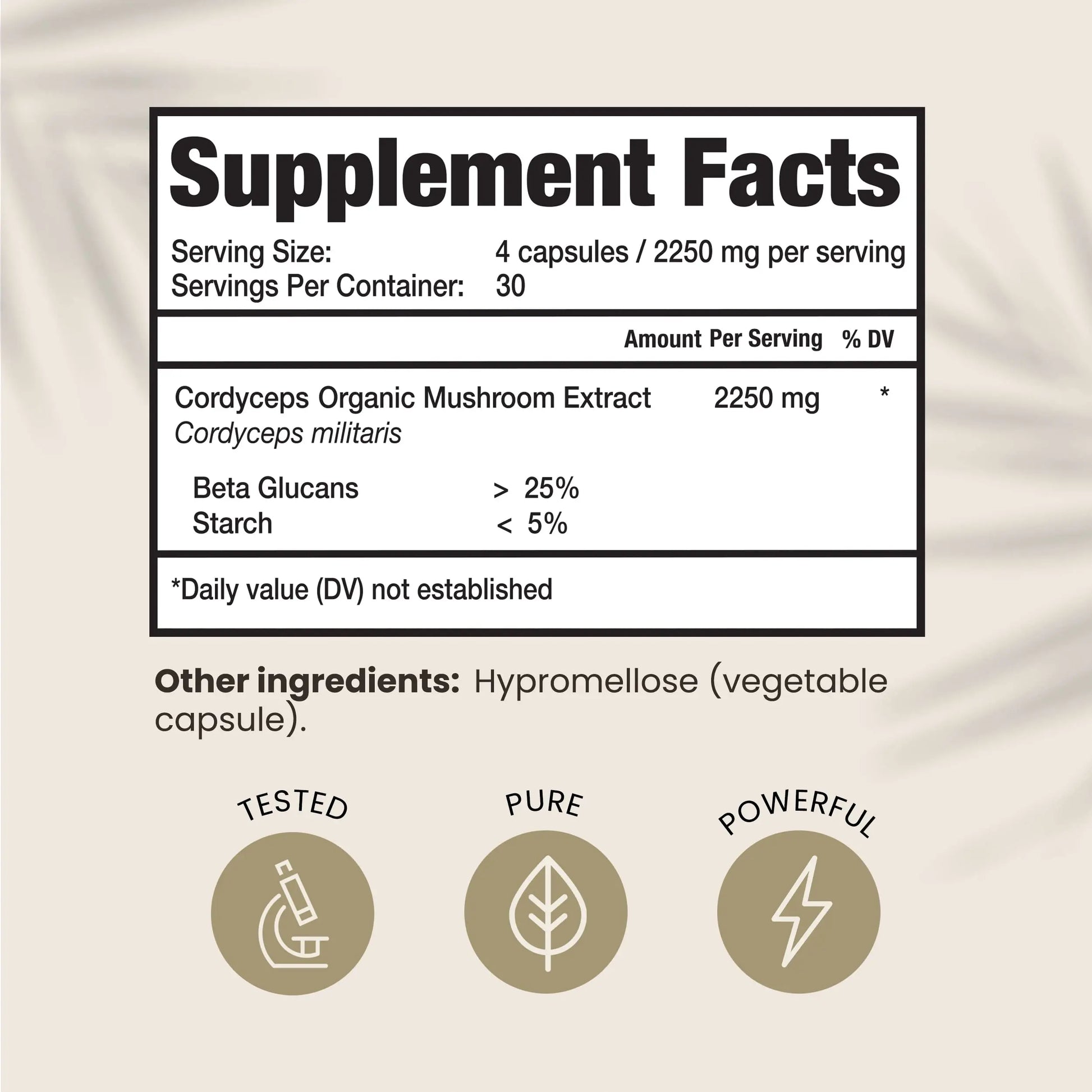 HPD Rx Premium Organic Cordyceps Mushroom Extract Performance , Pack of 2 HPD Rx Au supplements