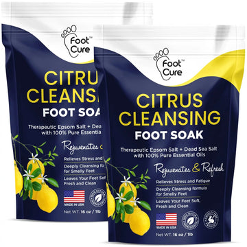 Citrus Detox Foot Soak With Epsom Salts - for Foot Callus, Immune Boost, Damaged Toenail FOOT CURE Au supplements