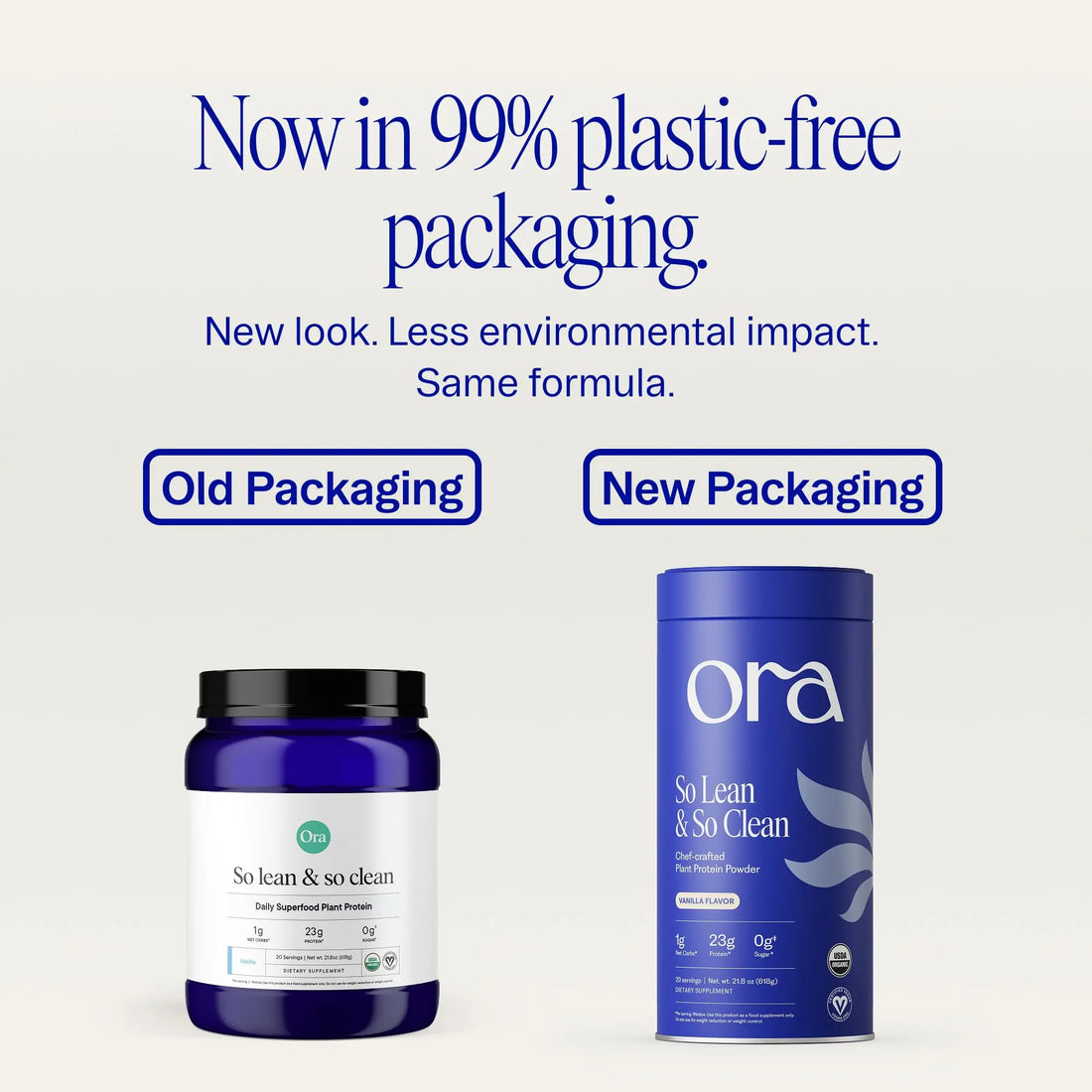 Ora Organic Plant-Based Protein Powder - 23g Protein for Women and Men - Vanilla Flavor 20 Servings, Vegan, Clean Protein Ora Organic Au supplements