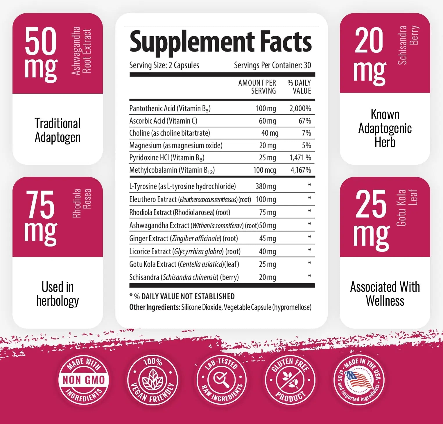 1 Body Adaptogen Complex with Ashwagandha 1 Body Au supplements