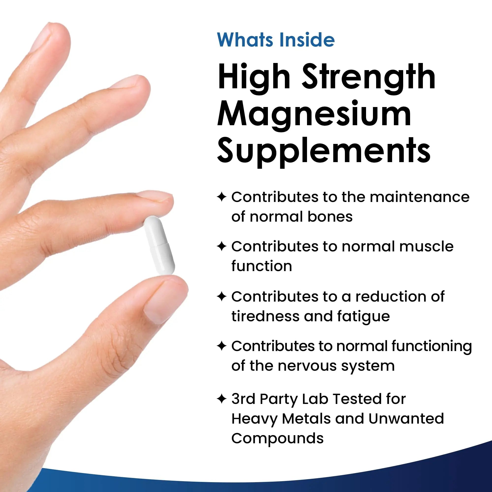 Magnesium Supplements 1620mg - Super Strength - Magnesium Citrate Capsules NEW LEAF PRODUCTS Au supplements