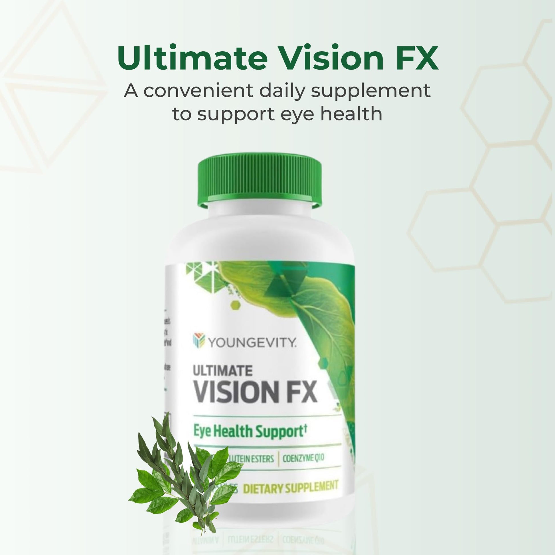 Youngevity Ultimate Vision FX™ - Eye Vitamin & Mineral Supplement Blend - Lutein, CoQ10, Vitamins A, C, E, Zinc, Chromium, Selenium for Eye Health (60 Capsules) Youngevity Au supplements