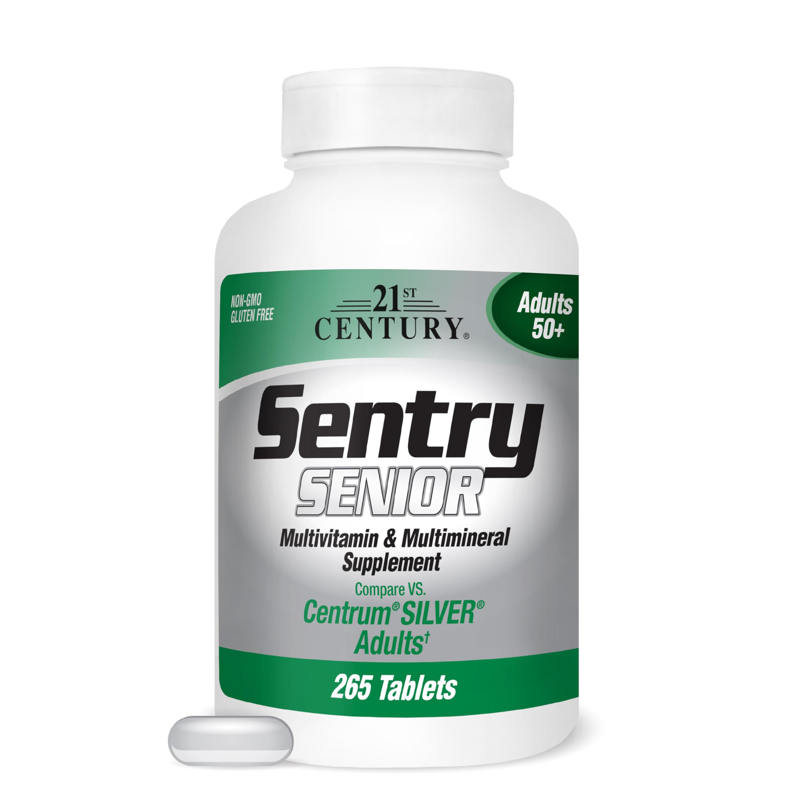 21st Century Sentry Senior Tablets, 265 Count 21st Century Au supplements