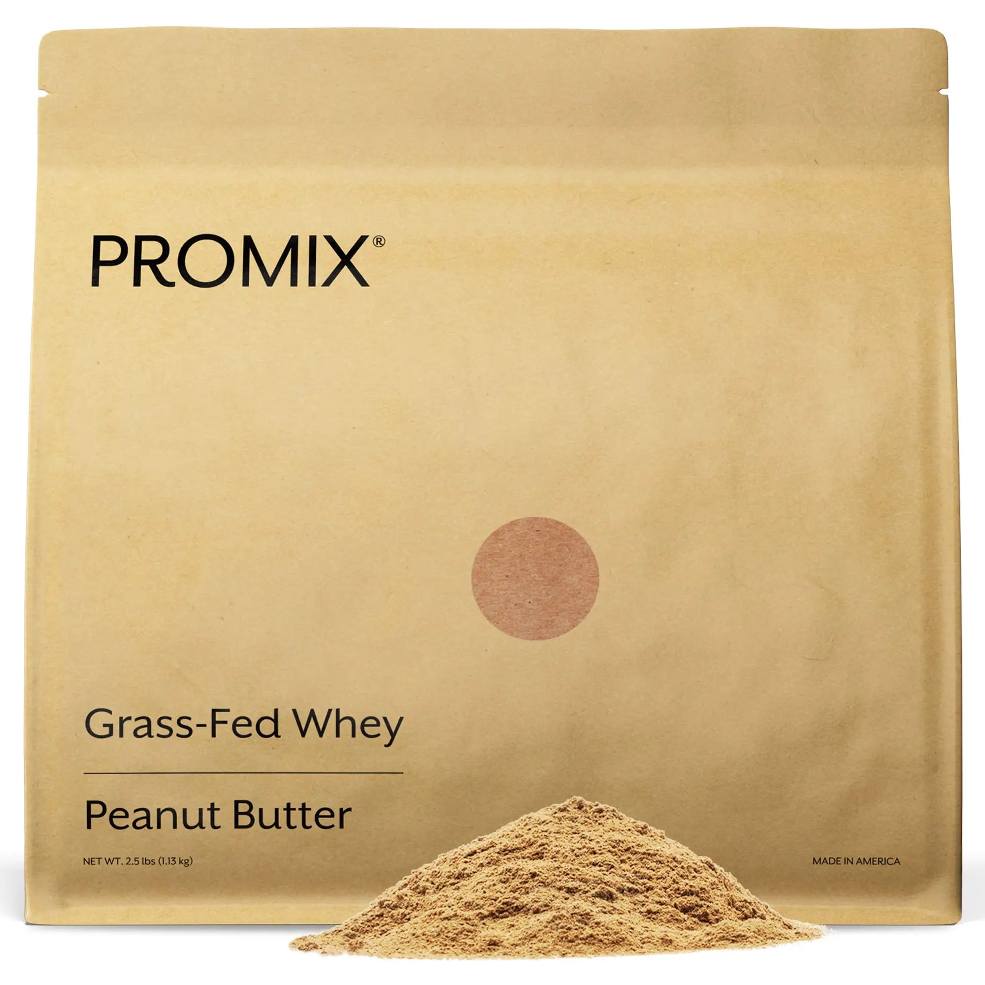 Promix Whey Protein Powder, Peanut Butter - 2.5lb Bulk - Grass-Fed & 100% All Natural ProMix Nutrition Au supplements