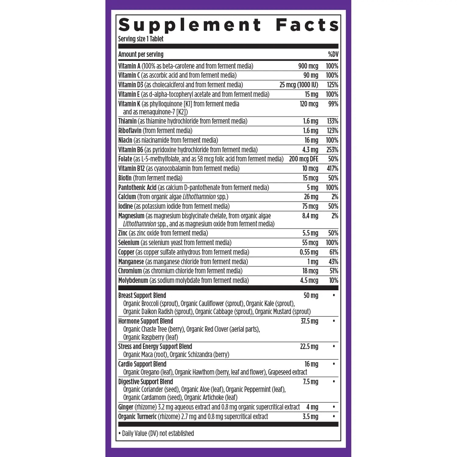 New Chapter Women's Multivitamin 40 Plus for Energy, Healthy Aging + Immune Support with 20+ Nutrients New Chapter Au supplements