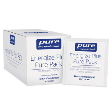 Pure Encapsulations Energize Plus Pure Pack | Supplement to Support Energy Production and Nutrient Metabolism* | 30 Packets Pure Encapsulations Au supplements