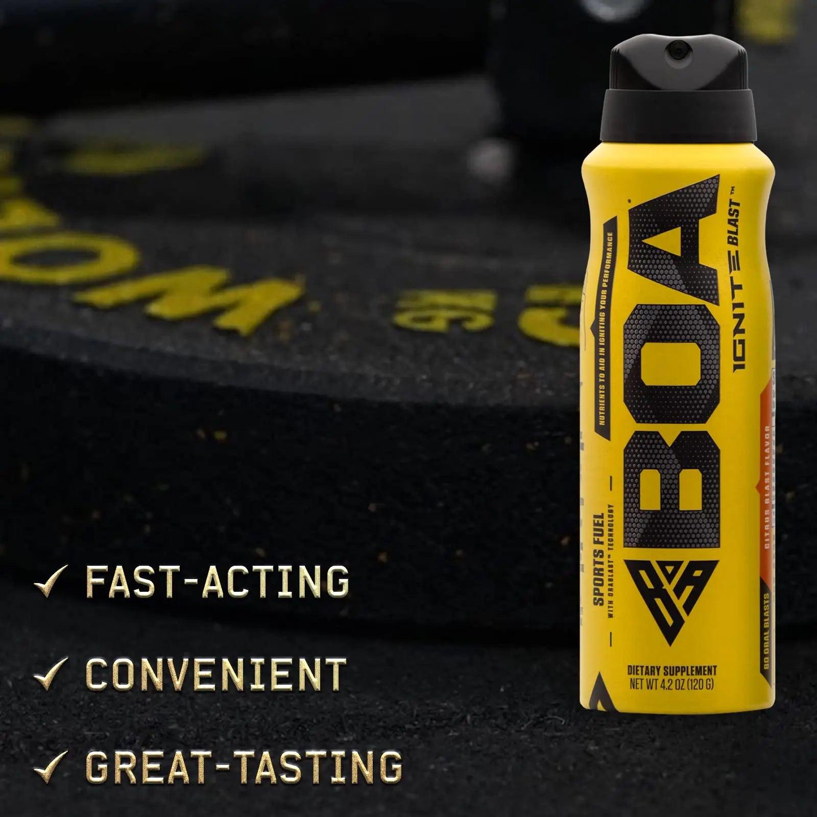 BOA Ignite Blast – Oral Aerosol Rapid Energy Solution – Pre Workout with Caffeine, B Vitamins BOA Nutrition Inc Au supplements