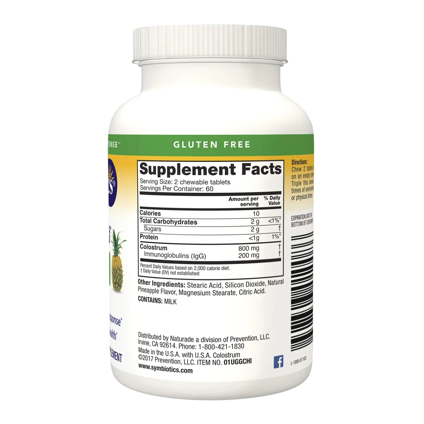 Symbiotics Immunity Support Colostrum Plus Chewables (Pineapple) Symbiotics Au supplements