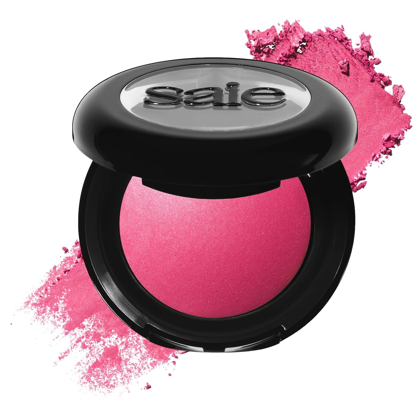 Saie Blush & Brush Duo - SuperSuede Baked Blush in Amore (.01 oz) & Powder Blush Brush - Talc-Free, Moisturizing Blush with Vegan, Fluffy Brush for Seamless Application Saie Au supplements