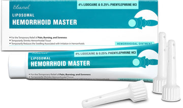 Ebanel 4% Lidocaine Hemorrhoid Treatment Ointment with Phenylephrine, Witch Hazel, Vitamin B6, Zinc Oxide, Frankincense, External and Internal Hemorrhoids Treatment Burn Itch Pain Relief Anal Cream Ebanel Au supplements