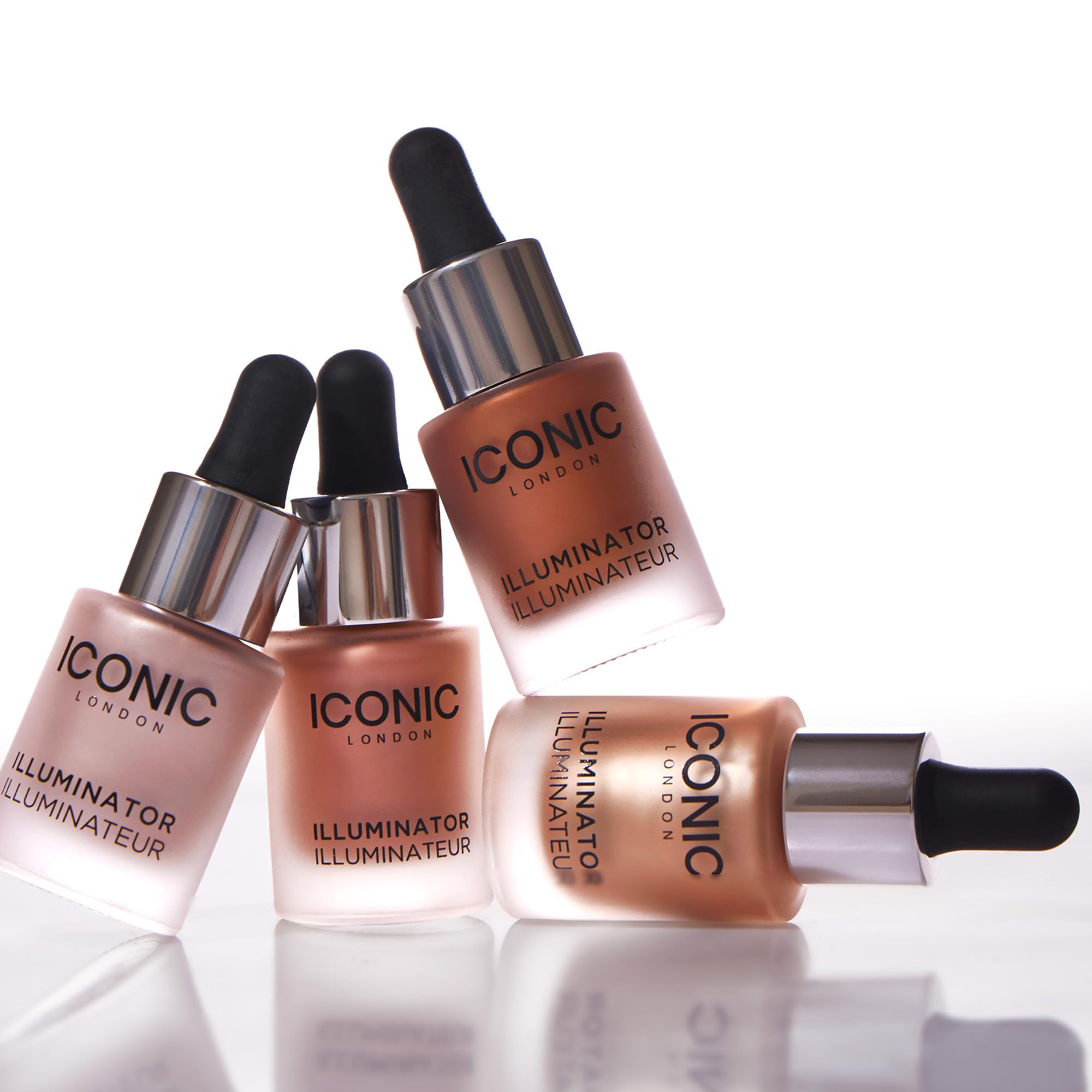 ICONIC LONDON Illuminator | Liquid Highlighting Drops for a Radiant Glow, Cruelty-Free, Vegan Makeup, Original (Champagne Shimmer) 0.45 Fl oz ICONIC LONDON Au supplements