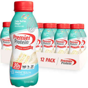 Premier Protein Shake, Cake Batter, 30g Protein, 1g Sugar, 24 Vitamins & Minerals Premier Protein Au supplements