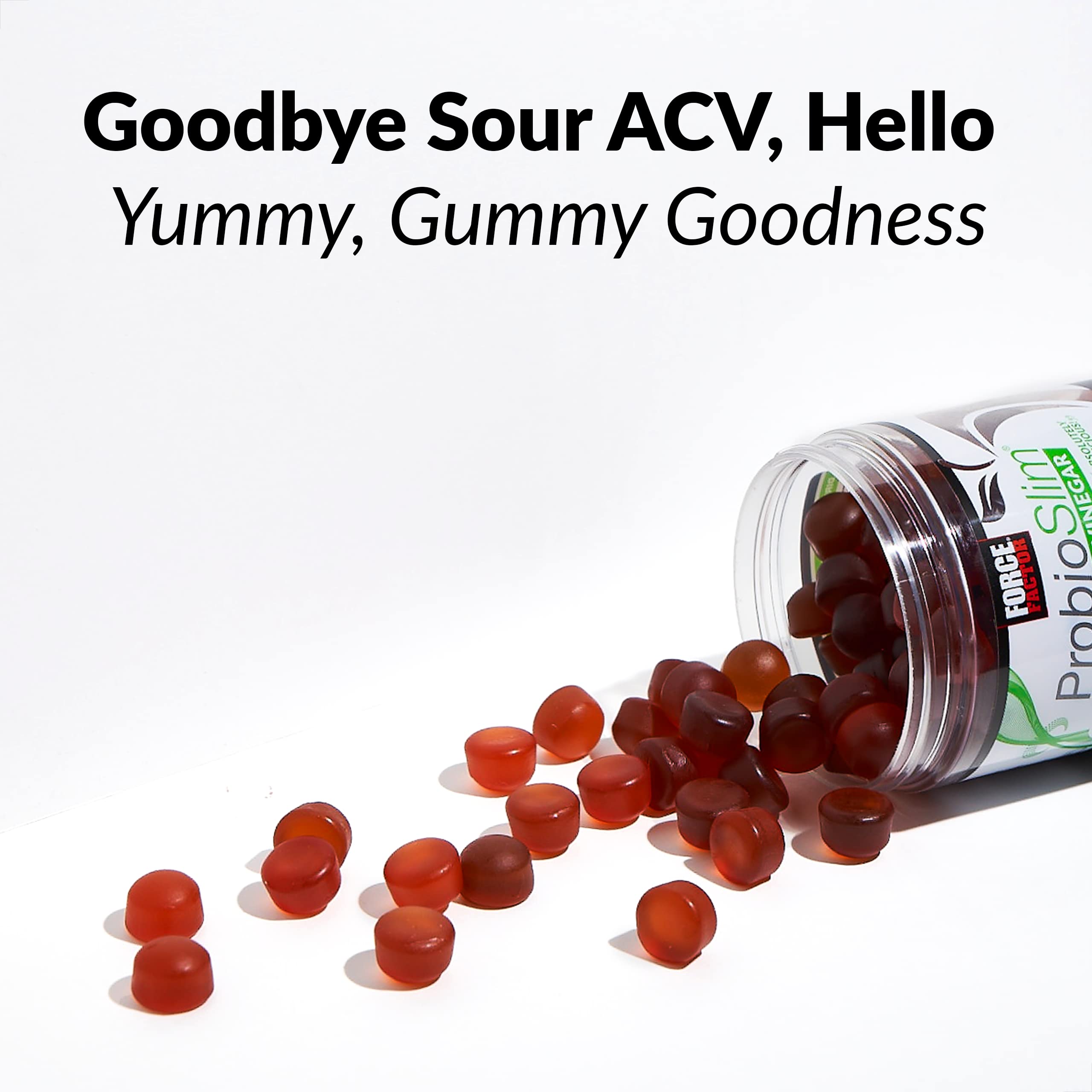 Force Factor ProbioSlim Apple Cider Vinegar Gummies with Organic LactoSpore Probiotics Force Factor Au supplements