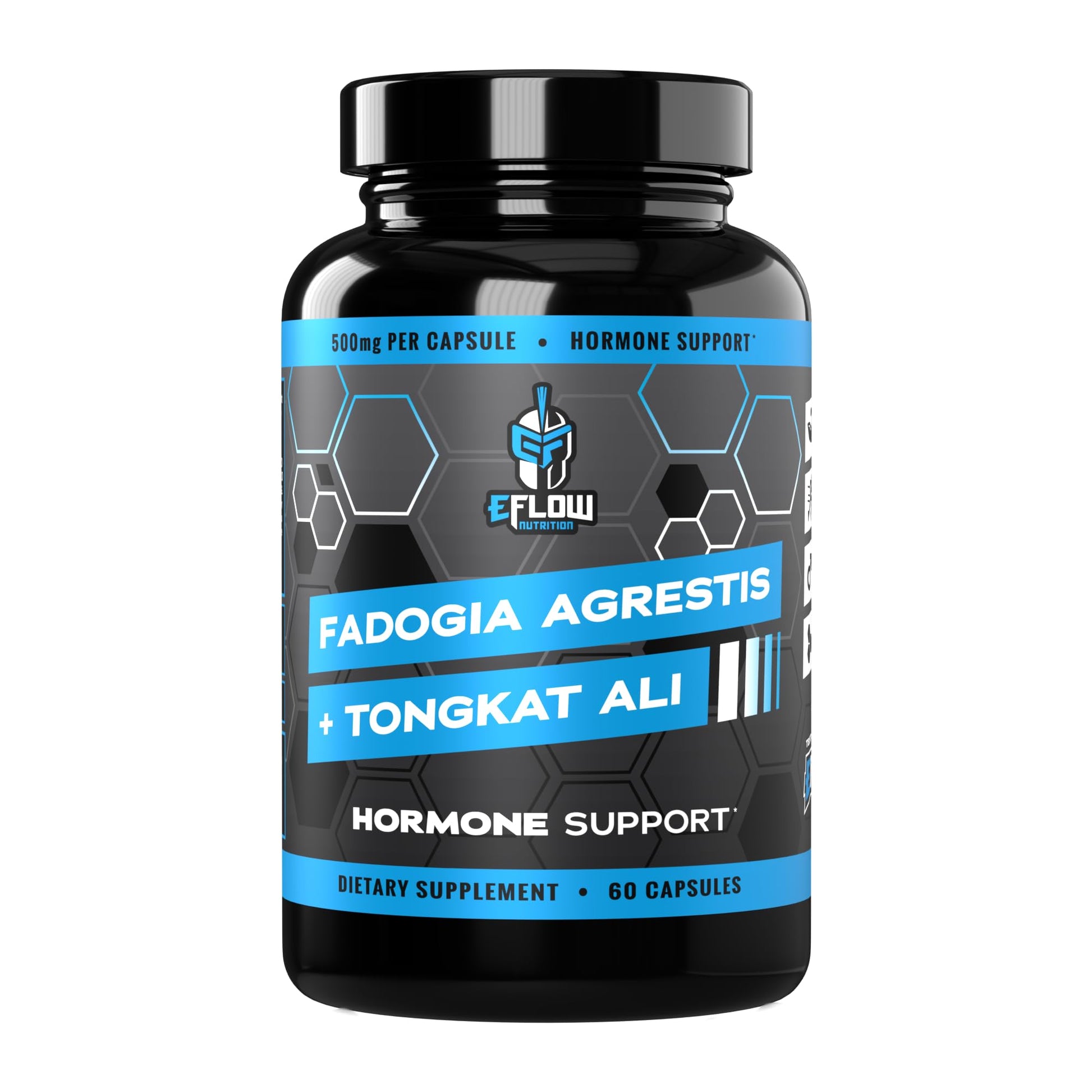 eFlow Nutrition Fadogia Agrestis + Tongkat Ali - [2-in-1] Natural Performance Supplement for Health and Wellness - Hormone, Energy, & Mood Support - Extract Powder (60 Capsules) eFlow Nutrition Au supplements