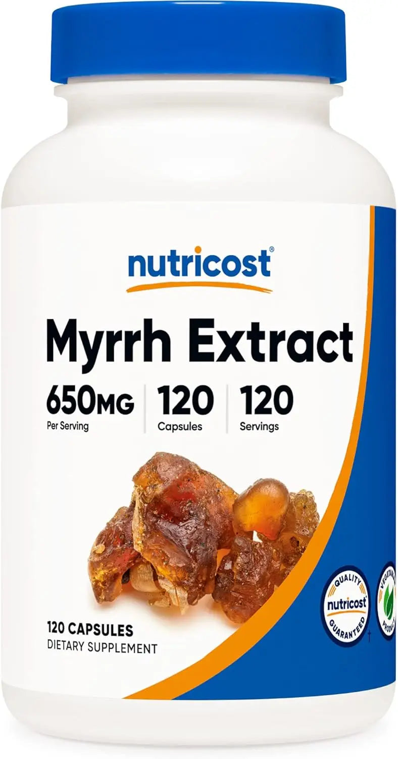 Nutricost Myrrh Extract Capsules 650 MG, 120 Capsules - Gluten Free Nutricost Au supplements