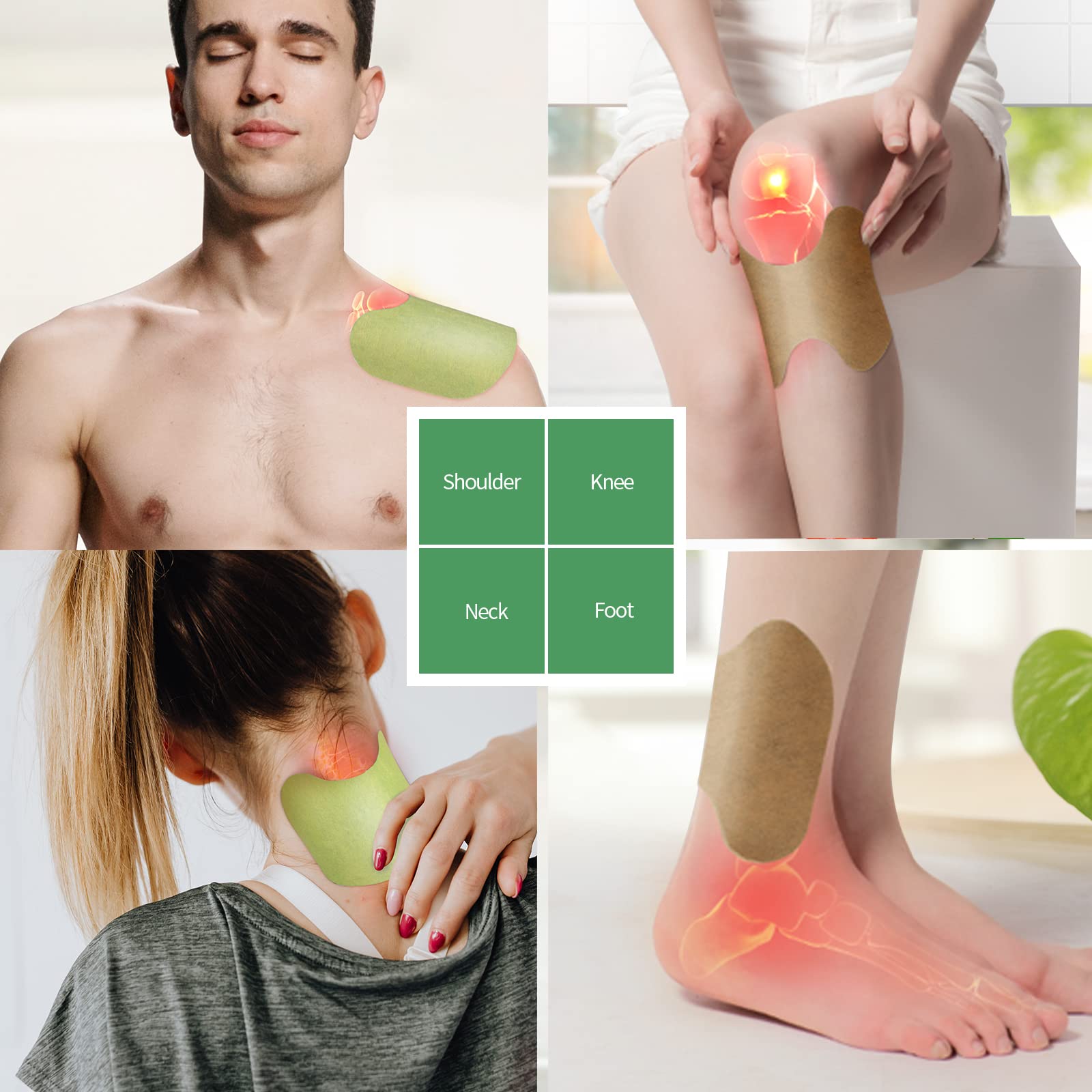 Knee Patch 72 Pcs, for The Relief of Muscle Pain in Joints, Neck and Shoulders, Long-Lasting Warm Knee Patches Maengve Au supplements