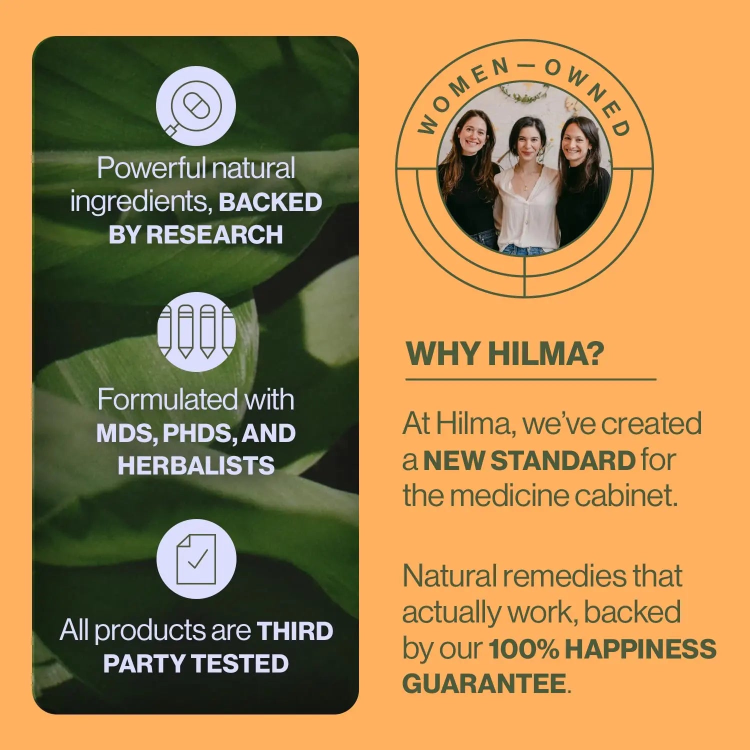 Hilma Natural Gas & Bloating Relief - with Lemon Balm, Fennel & Peppermint Leaf Hilma Au supplements