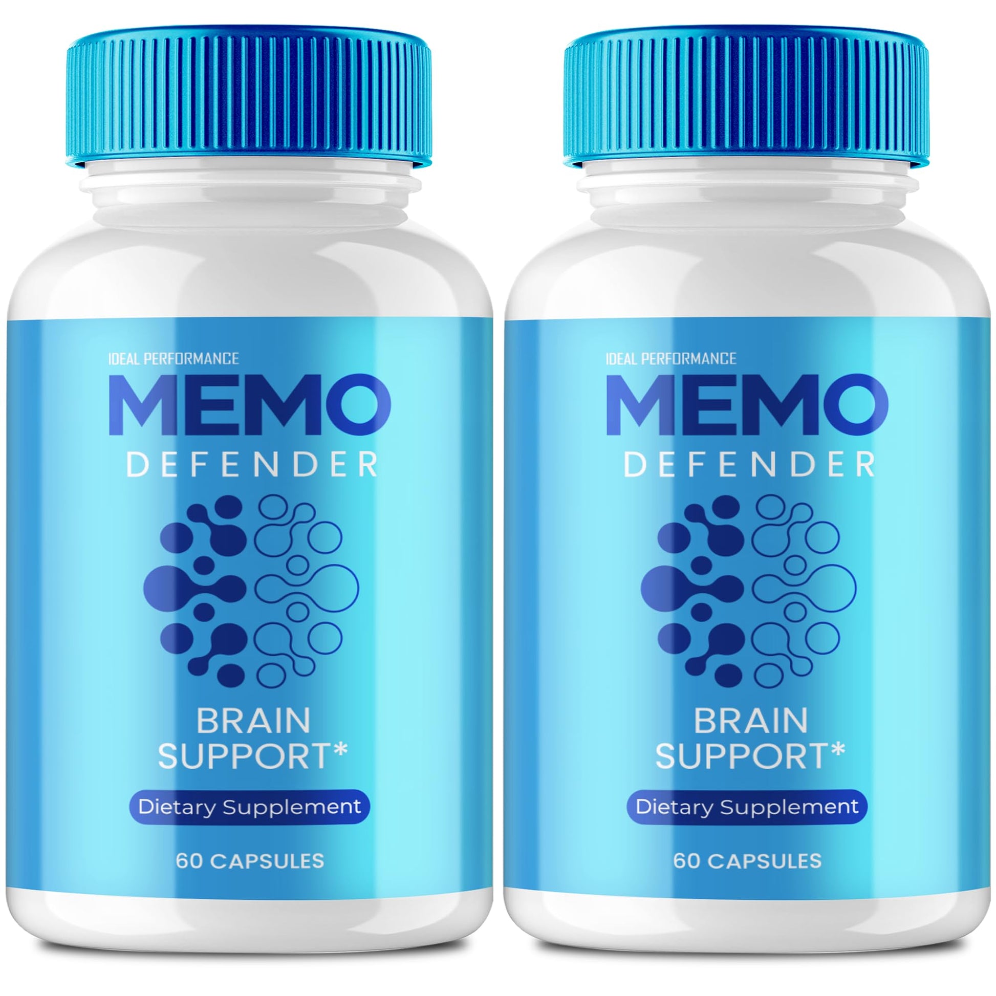 Memo Defender Brain and Memory Support Capsules, Memo Defender for Memory Supplement Pills, Advanced Formula Nootropic Pills for Brain Health Support, MemoDefender Health Blend Reviews (2 Pack) IDEAL PERFORMANCE Au supplements
