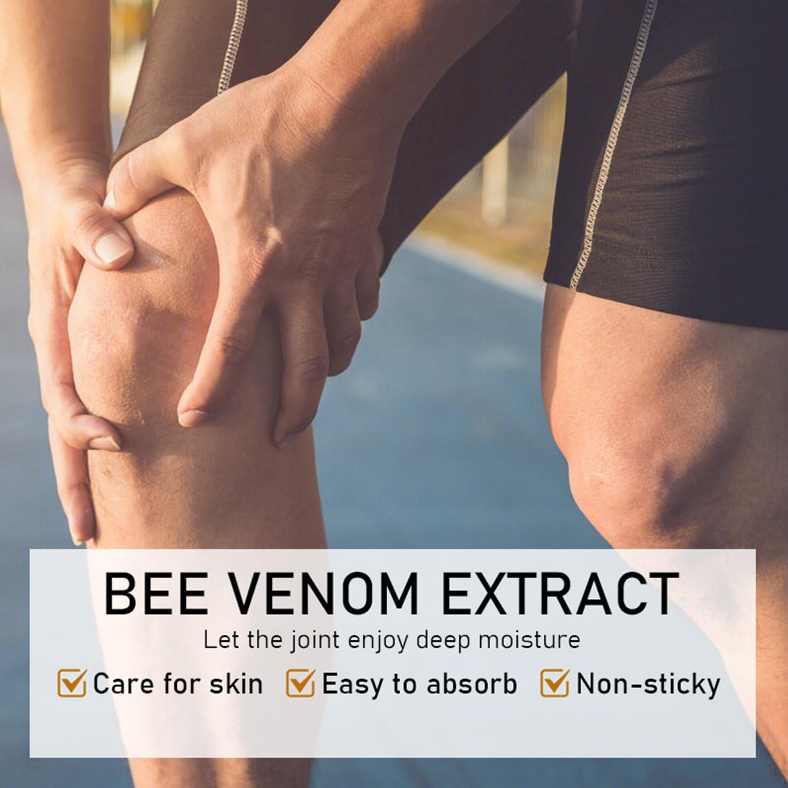 Bee Venom Joint Cream for Knees & Joint Support, Fast Absorbing, Non-Sticky Formula with Vitamin C, Aloe Vera for Soothing Comfort (1.411OZ) Generic Au supplements