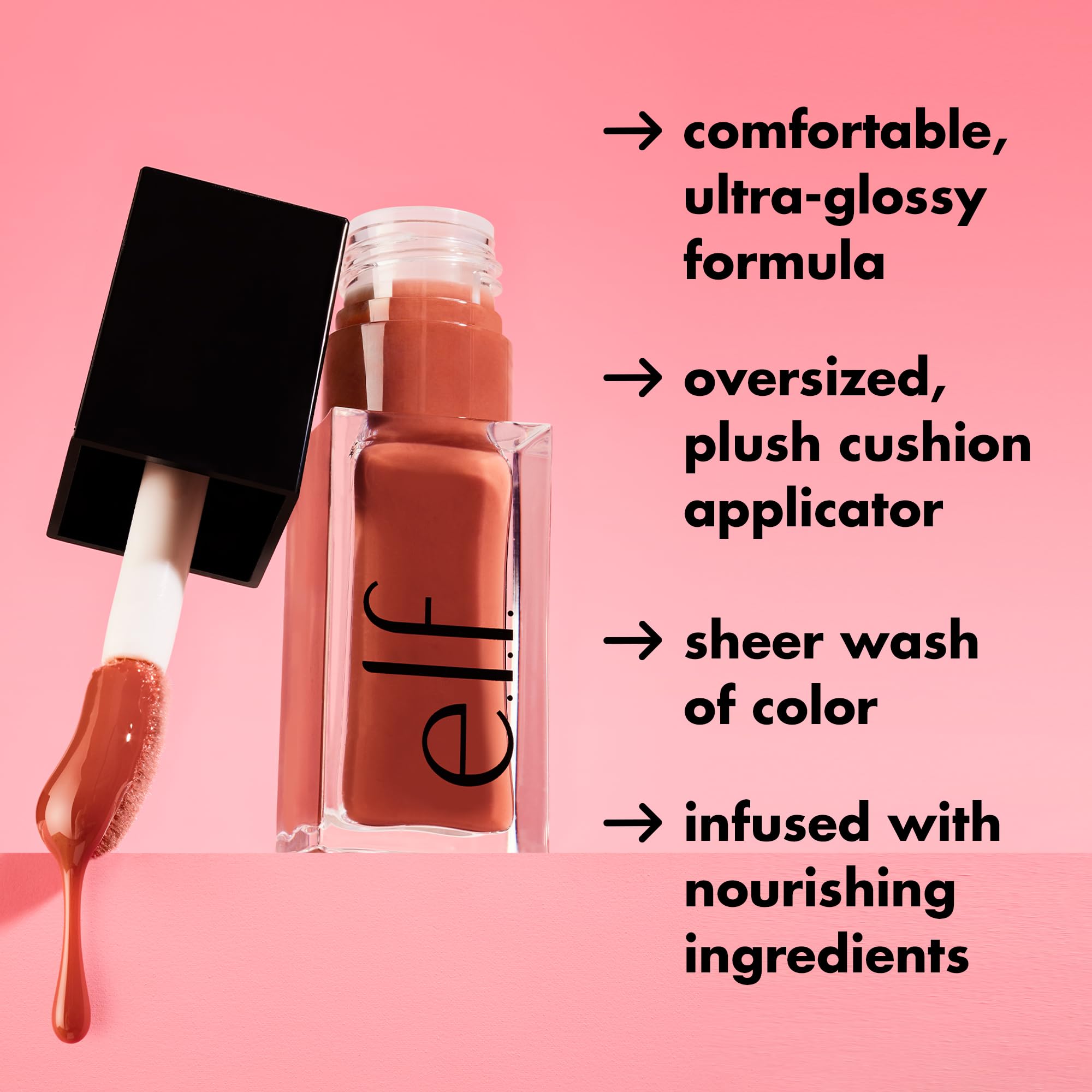e.l.f. Glow Reviver Lip Oil, Nourishing Tinted Lip Oil For A High-shine Finish, Infused With Jojoba Oil, Vegan & Cruelty-free, Jam Session e.l.f. Au supplements