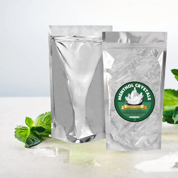 ZAVBE 1LB Menthol Crystal Mentha Arvensis Pure Natural in Resealable Bag USP Food Grade ZAVBE Au supplements