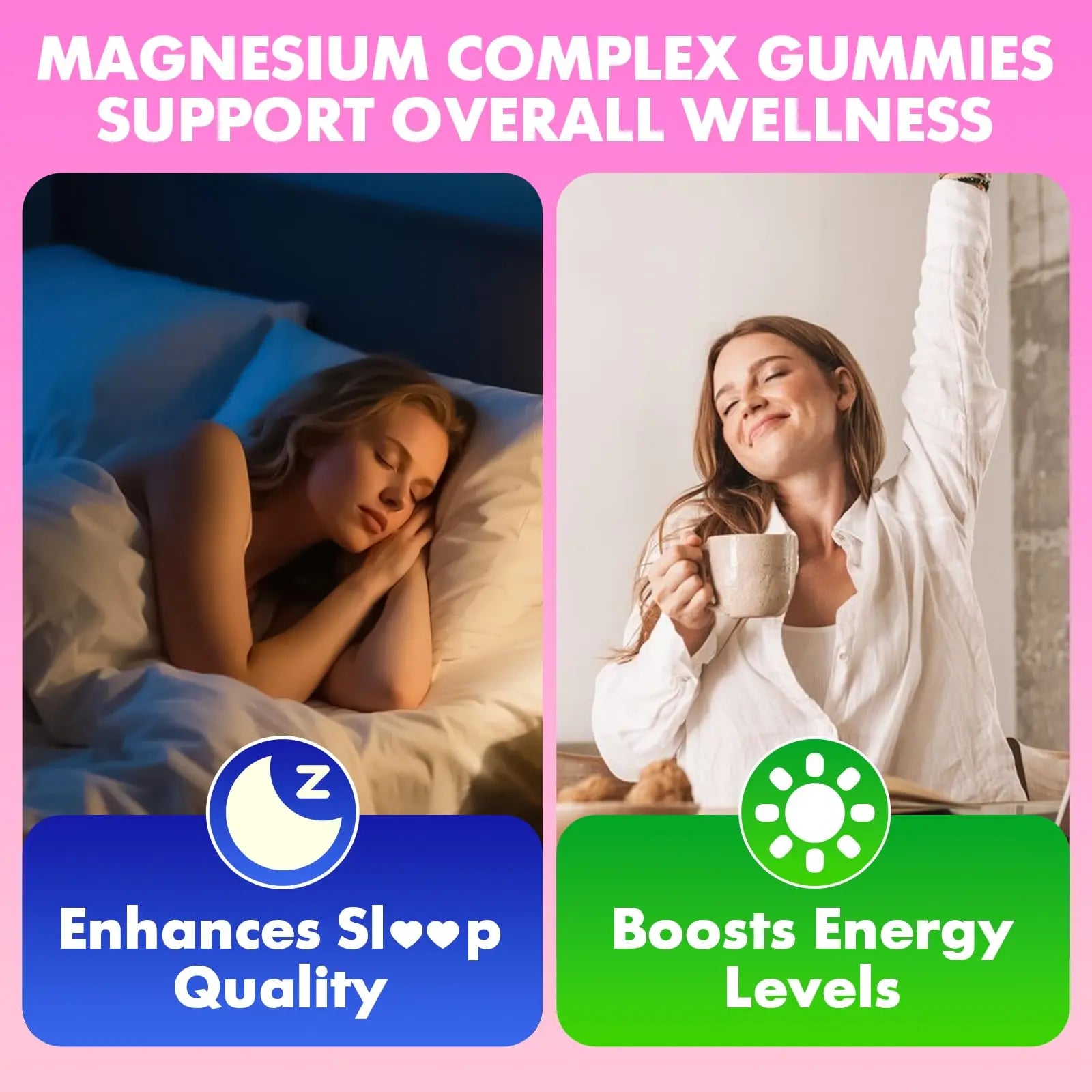softbear Magnesium Complex Gummies for Women & Men & Kids, 8 in 1 Magnesium Complex Supplement 1000mg-Magnesium Glycinate,Citrate,Malate Supports Calm, Zzz, Muscle Cramp, Strawberry Flavor 120 Count softbear Au supplements