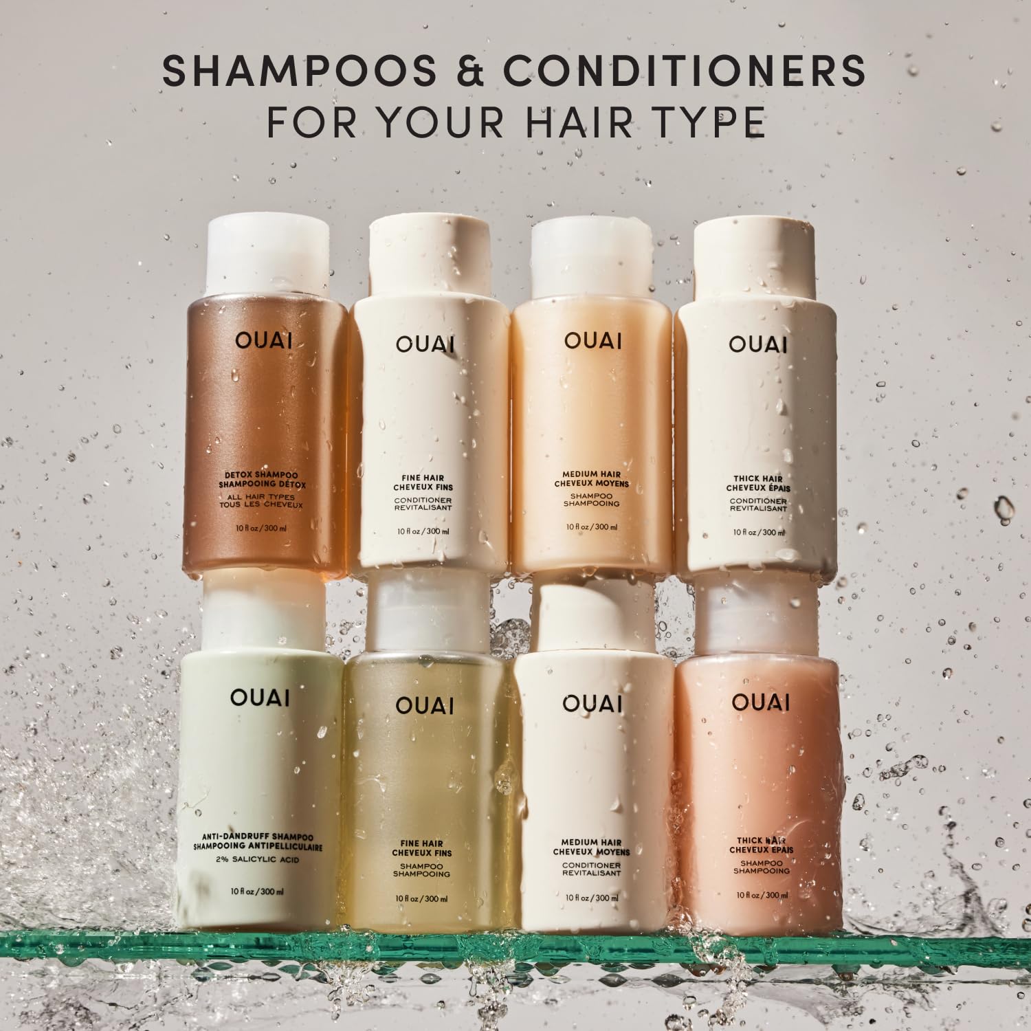 OUAI Thick Hair Conditioner Refill - Moisturizing Conditioner for Dry, Frizzy Hair - Keratin, Marshmallow Root, Shea Butter and Avocado Oil - Paraben, Phthalate & Sulfate Free (32 Oz) OUAI Au supplements