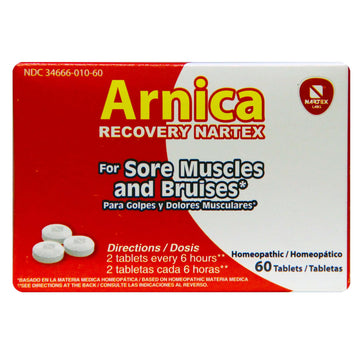 Arnica Recovery TABS NARTEX NARTEX LABS Au supplements