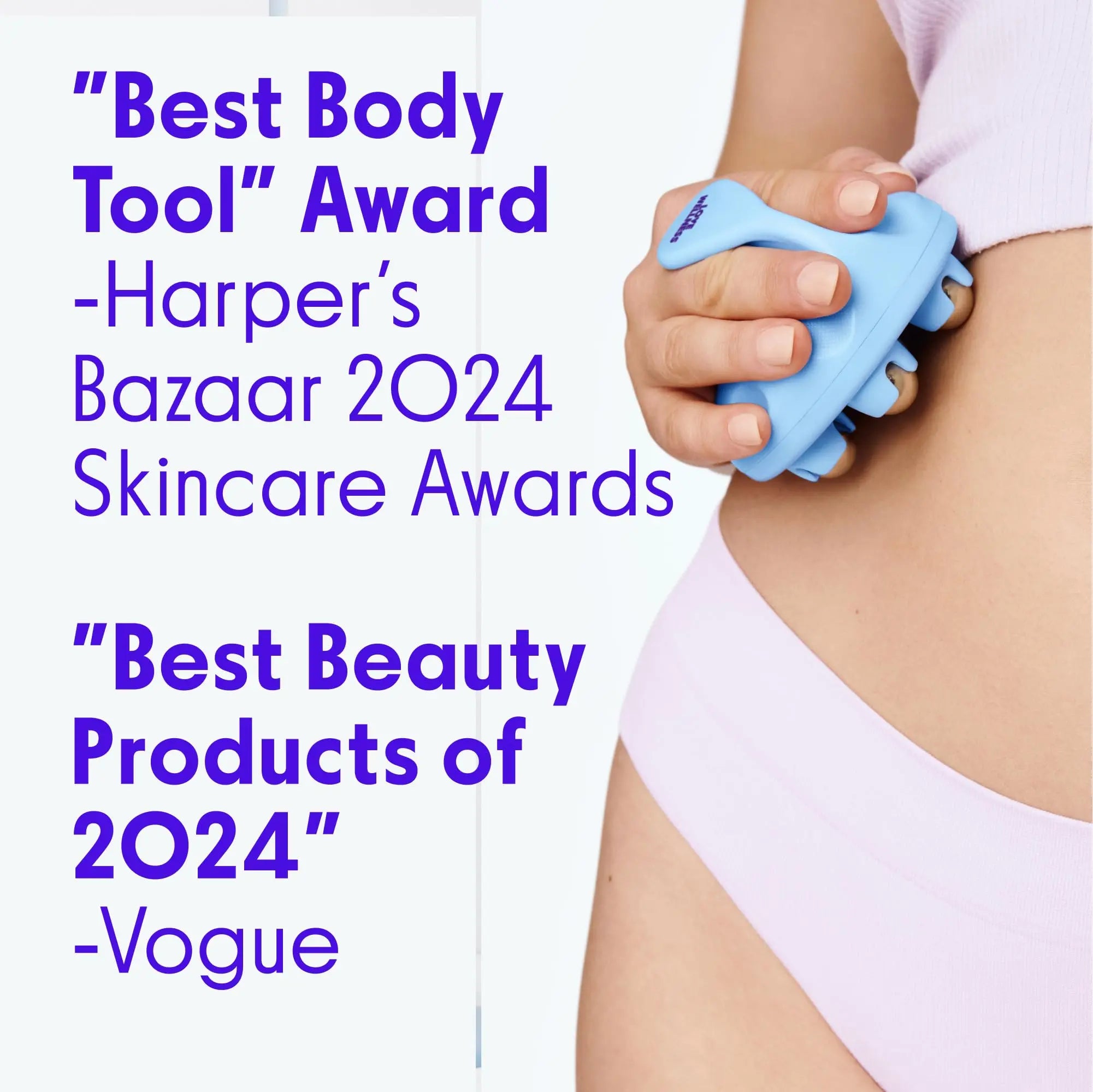 Love Wellness Bye Bye Bloat Lymphatic Massage Roller | Handheld Massager and Body Sculpting Tool | Supports Lymphatic Drainage, Bloating Relief, Skin Hydration & Boost Circulation | 1 Count Love Wellness Au supplements