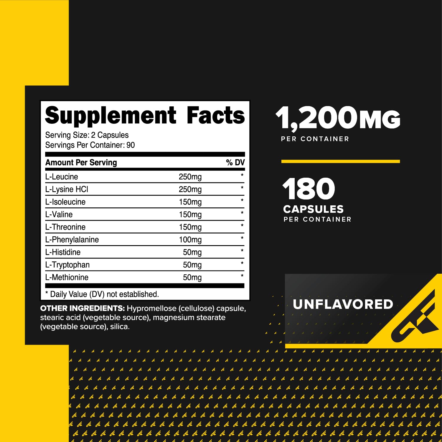 Primaforce EAA Capsules 1200mg, 180 Capsules, 90 Servings - Essential Amino Acids - Non-GMO, Gluten Free & Vegitarian Friendly Primaforce Au supplements