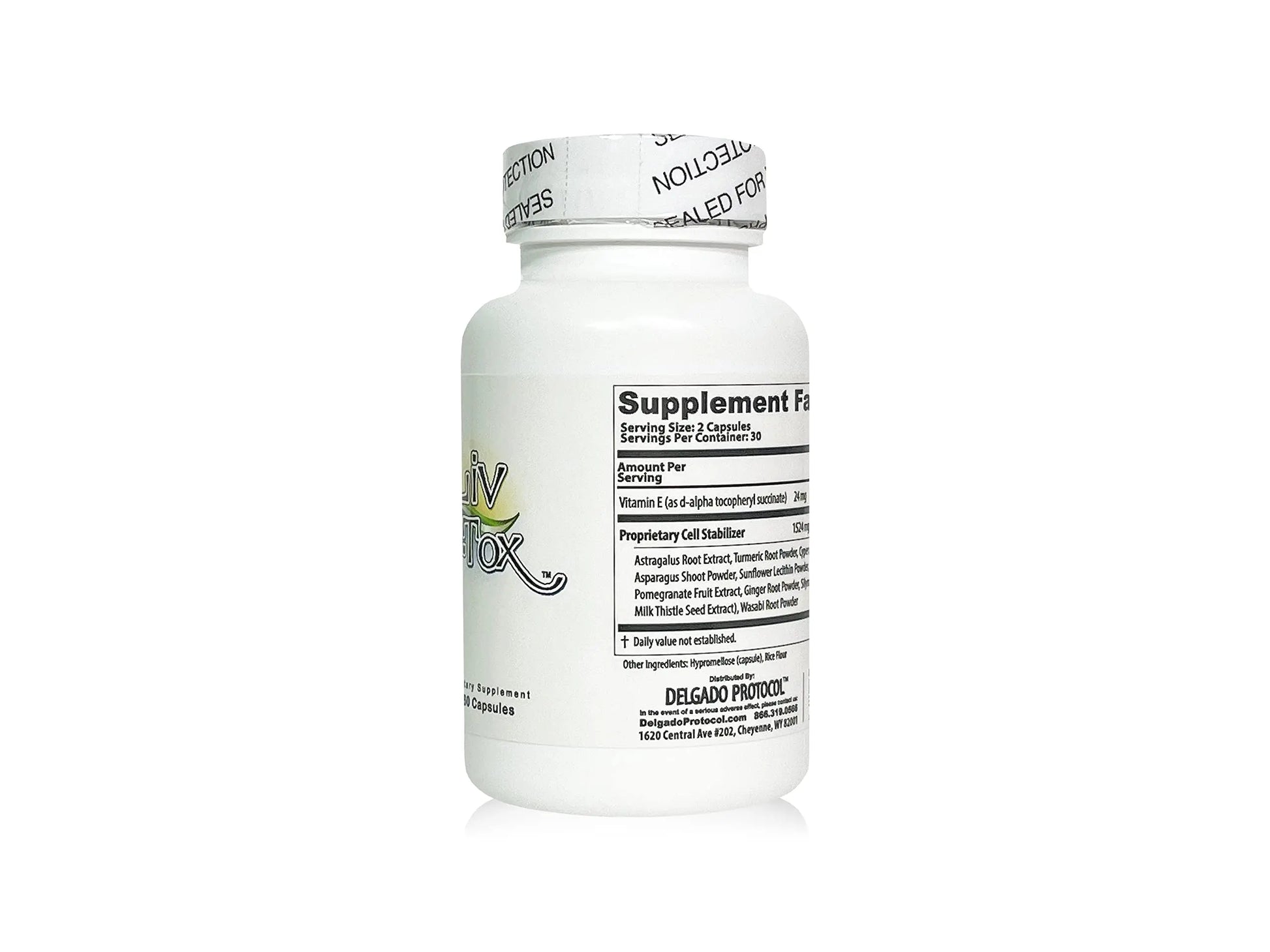 Liv D-Tox - 60 Capsules - Liver Detox and Cleanse Support Health Supplement, with Turmeric The Delgado Protocol for Health Au supplements