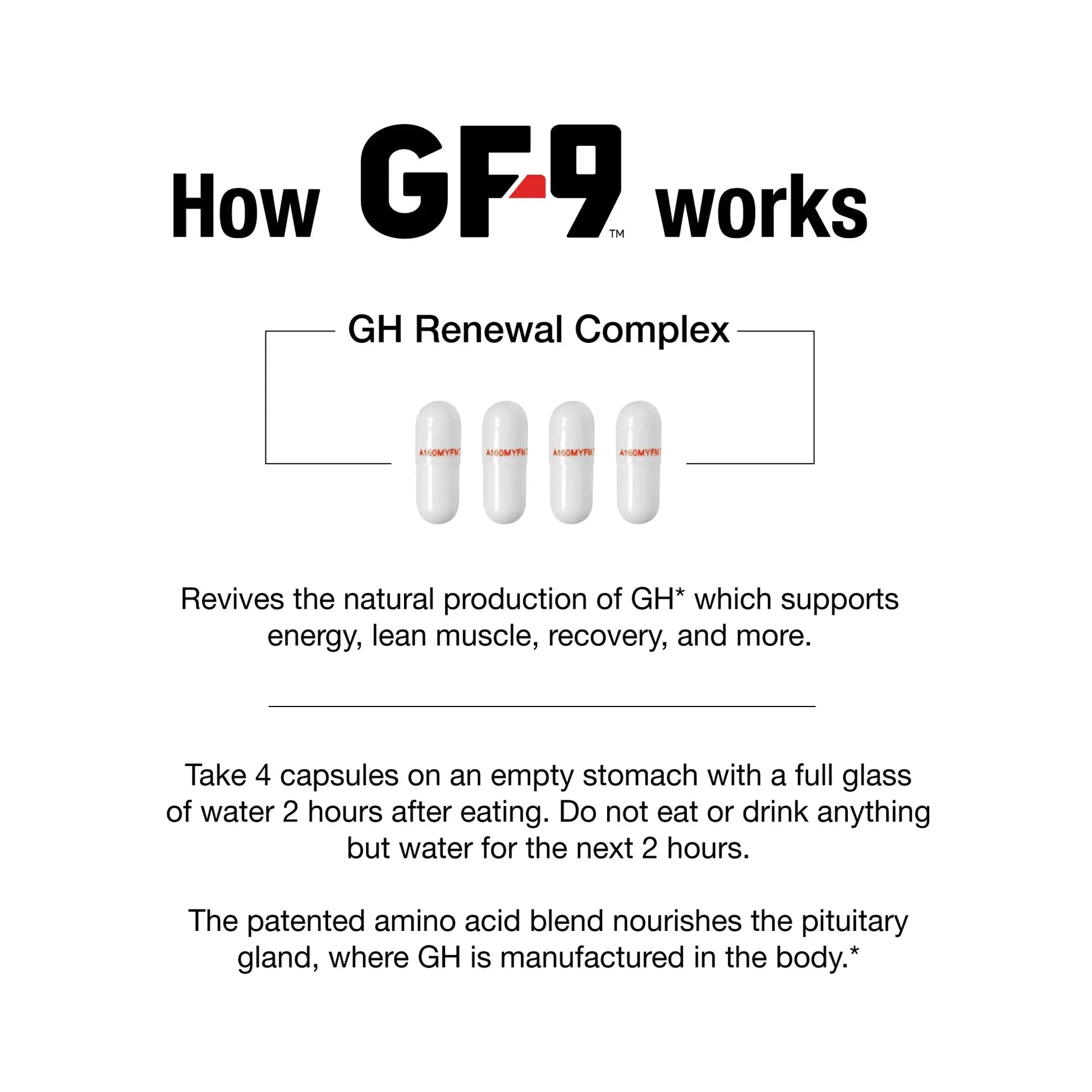 Novex Biotech GF-9 – HGH Boosting Supplement for Men - Workout Supple Novex Biotech Au supplements