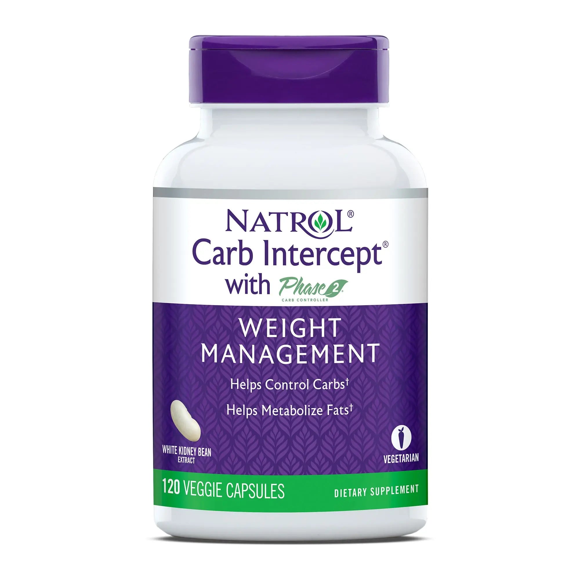 Natrol Carb Intercept Capsules with White Kidney Bean Extract - Controls Carbs, Metabolize Natrol Au supplements