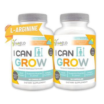 Fawelo I Can Grow (2 Pack) - for Kids 10+ and Teens | Enhances Natural Development | Strength Bone, Muscle & Joints | Immunity & Overall Health | Transparent Ingredients | Made in the USA Fawelo Au supplements