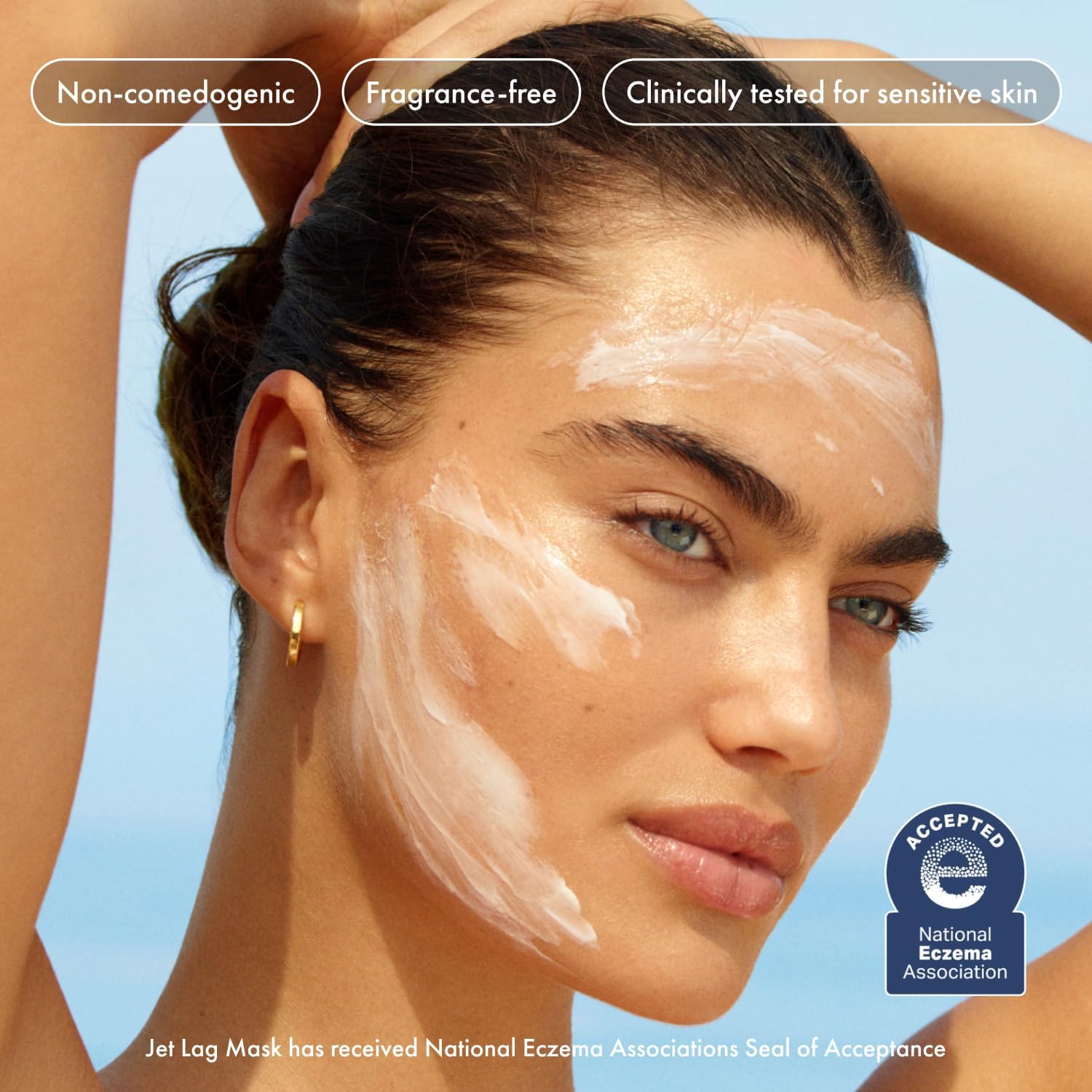 Summer Fridays Jet Lag Mask - Hydrating Face Moisturizer + Mask - Enriched with Hyaluronic Acid, Niacinamide, Glycerin + Antioxidants Helps Nourish Skin for a Renewed + Radiant Complexion (2.25 Oz) Summer Fridays Au supplements