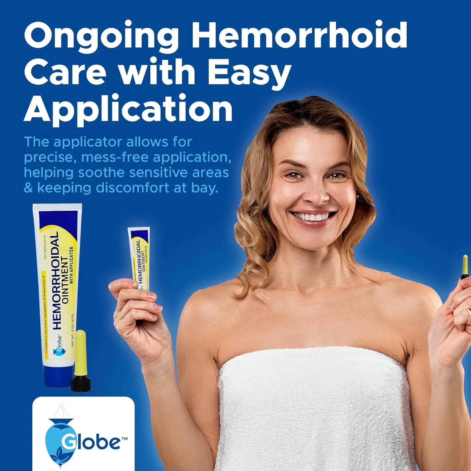 Hemorrhoidal Pain Relief Ointment 2 oz (56g) Per Tube Hemorrhoid Treatment for Fast Acting Itch, Swelling, and Maximum Strength Pain Relief (3 Pack) Hemorrhoidal Ointment Au supplements