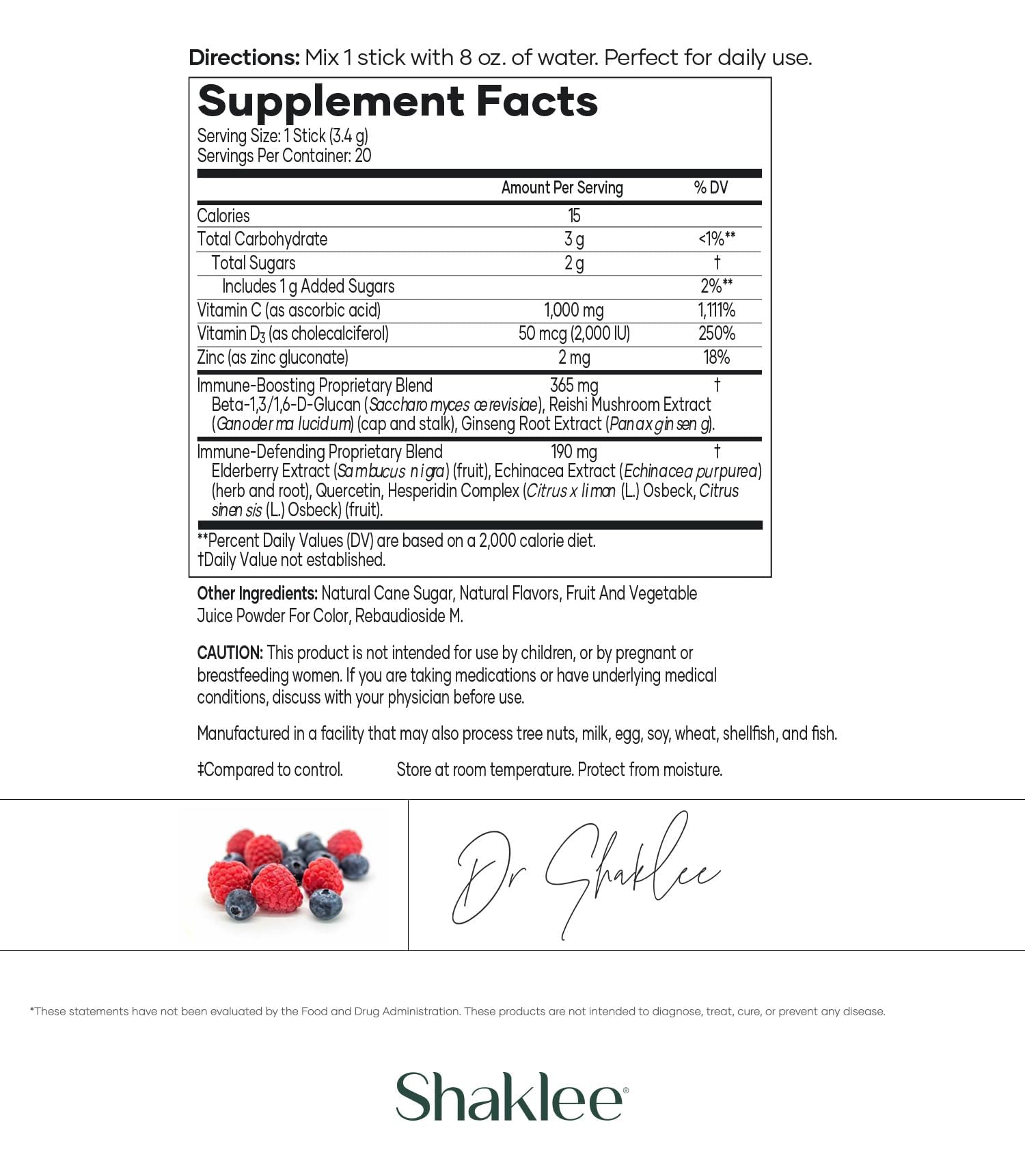 Shaklee - Triple Defense Boost - 20 Servings Shaklee Au supplements