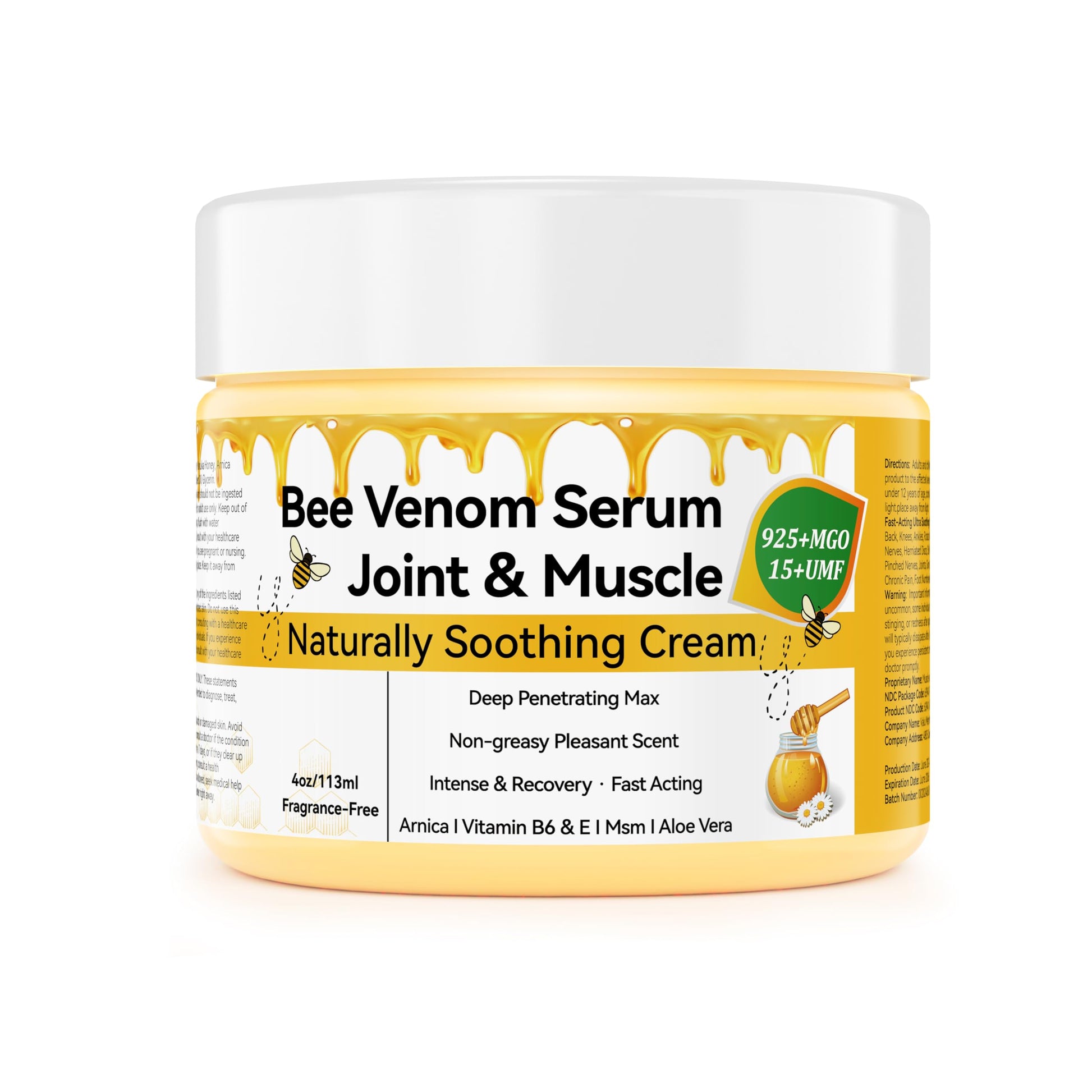 EOIK Zealand Bee Venom Professional Serum Care Cream,Muscle & Bone Relief - roll-on applies Easily- Fast-Acting Soothing Effective Relief for Back, Neck, Hand, Foot, Knee, Muscle, Shoulder, Hip EOIK Au supplements