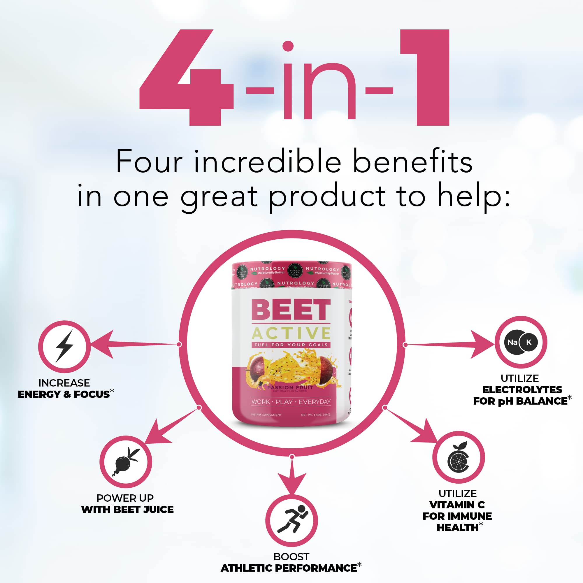 Nutrology Beet Active, Natural Pre-Workout Powder, Supports Energy, Endurance & Nitric Nutrology Au supplements