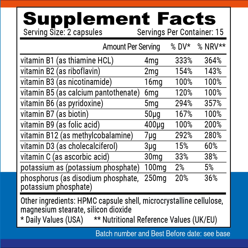 Nutri-Align Fasting Refeed Multivitamin | 30 Fasting Multi Vitamin Capsules | Multivitamin for Men & Women | Vitamin B Complex, Phosphorus & Vitamin D & C Fasting Multivitamins | Gluten Free Nutri-Align Au supplements