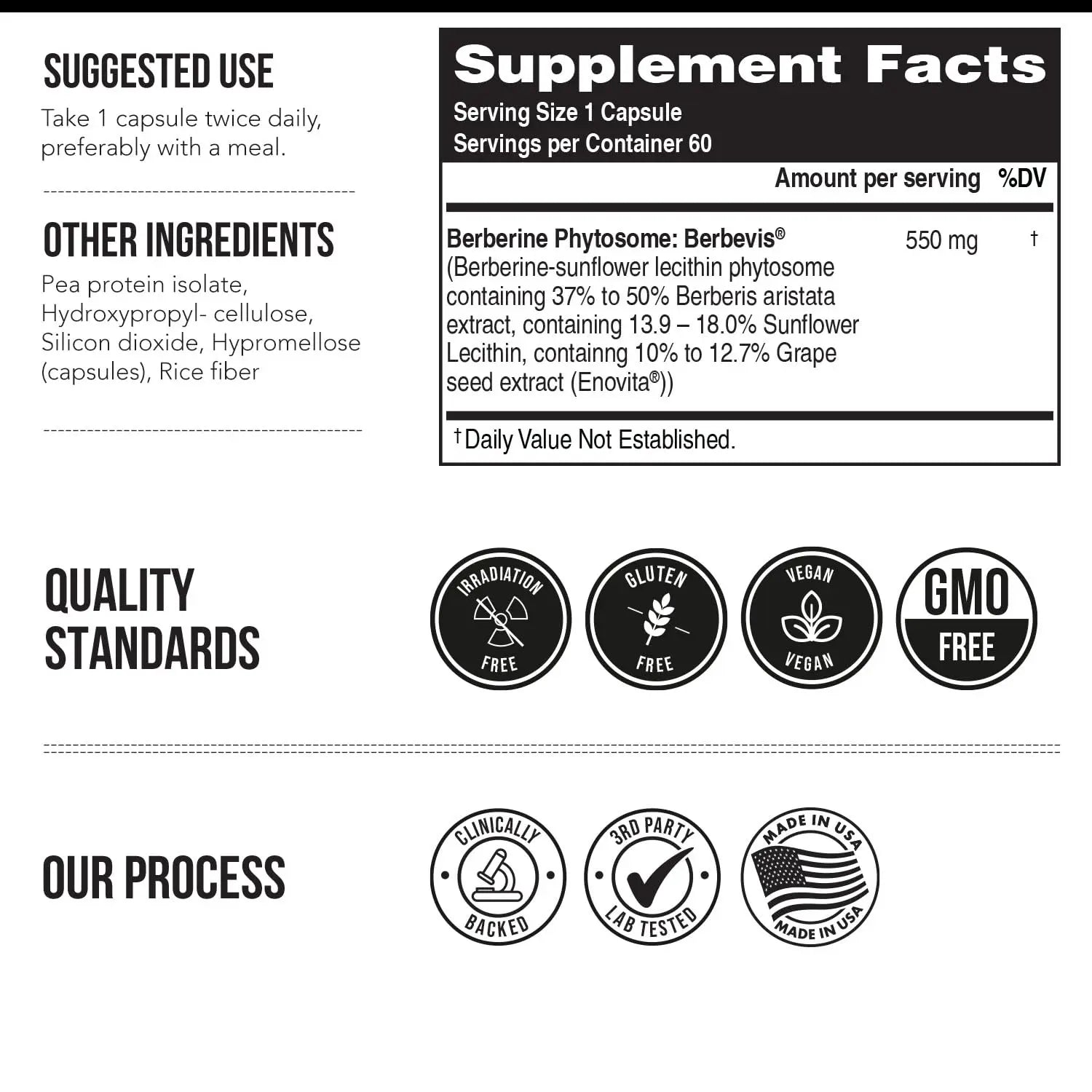 SoActive Berberine 550mg: 9.6X Higher Absorption, Clinically Proven Most Effective Triquetra Health Au supplements