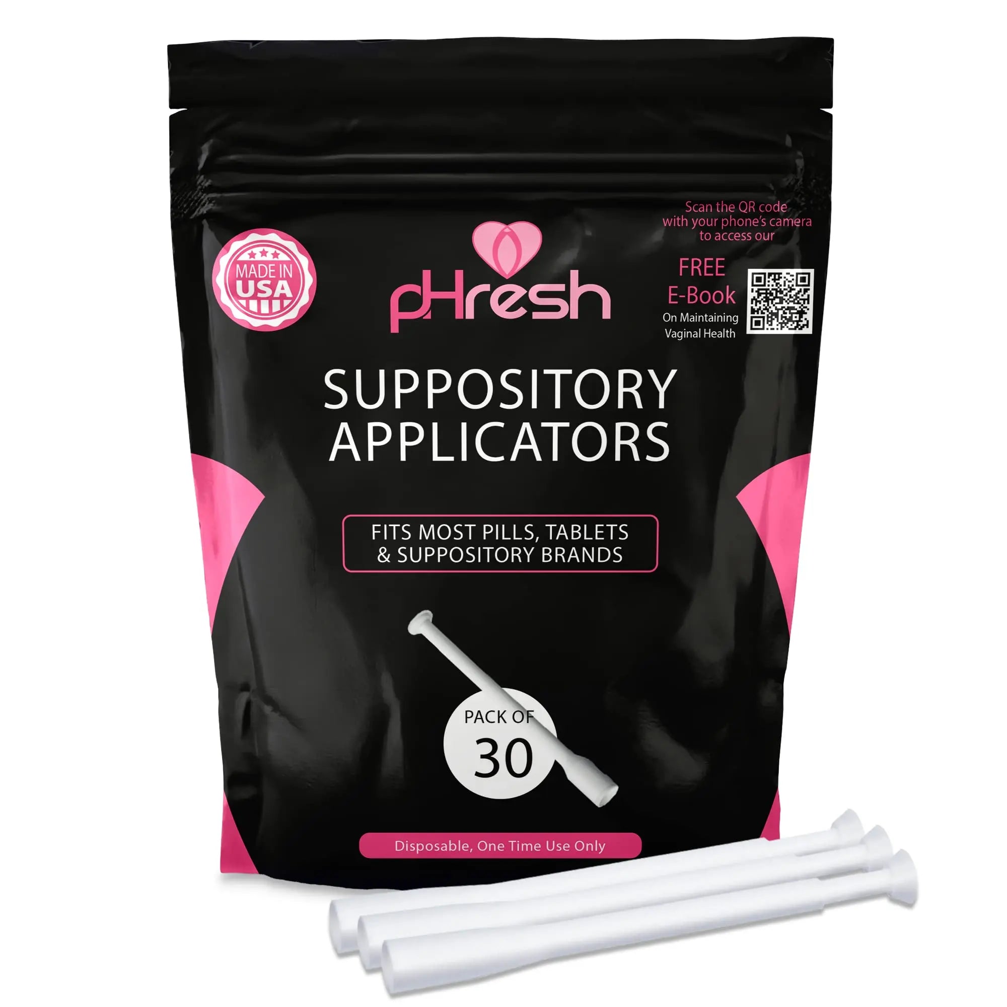 ACE NUTRITION Boric Acid Suppositories + 30 Applicators ACE NUTRITION Au supplements