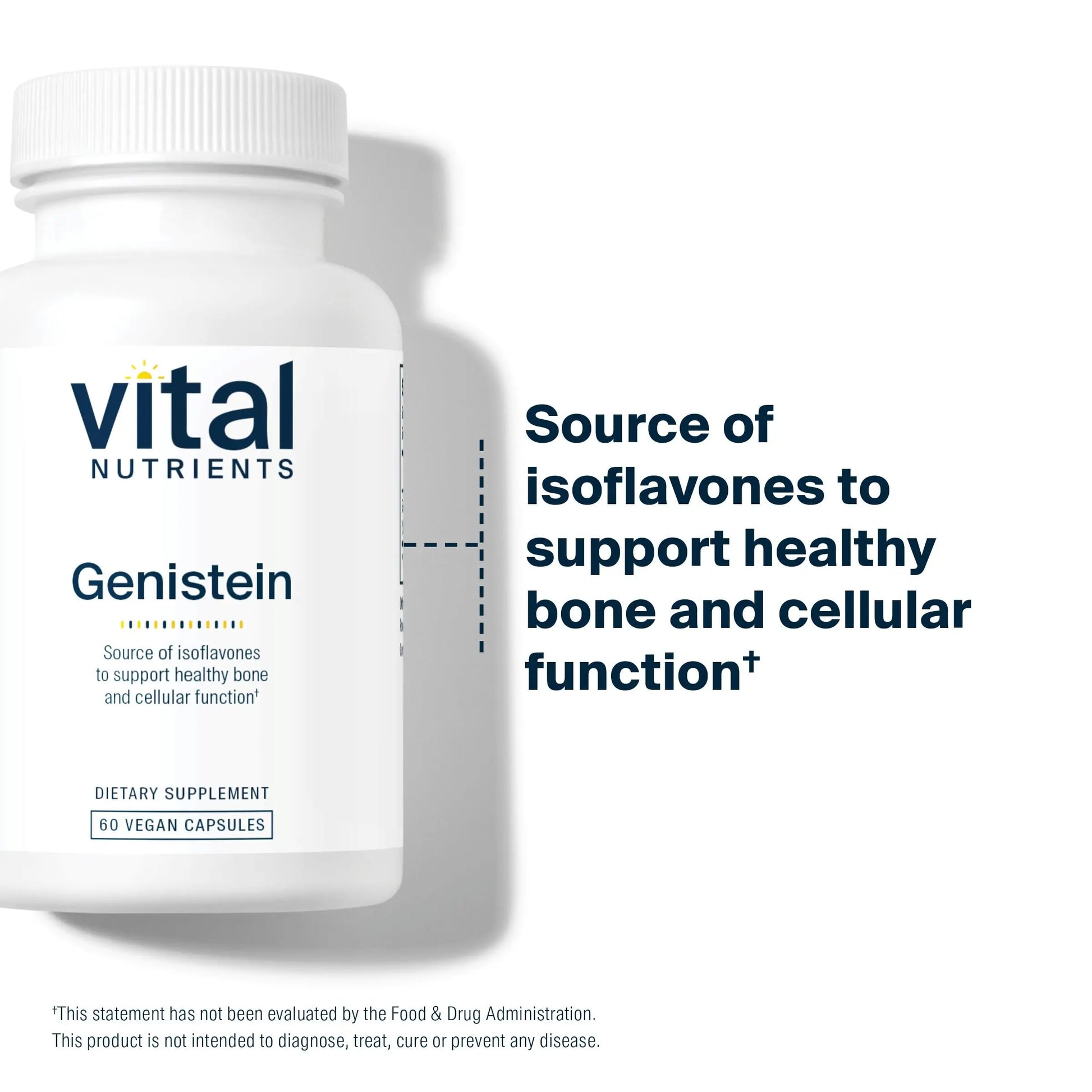 Vital Nutrients Genistein | Easily Absorbed Isoflavones for Bone Health Support Vital Nutrients Au supplements