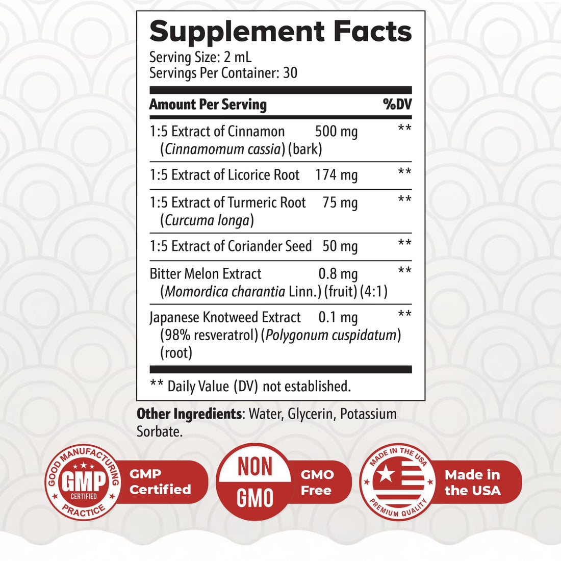 Nature’s NutriWave ZenSulin – Natural Liquid Supplement with Cinnamon, Licorice Root, Turmeric & More – 60ml, 1 Month Supply – Non-GMO, Gluten-Free, Made in USA Nature’s NutriWave Au supplements
