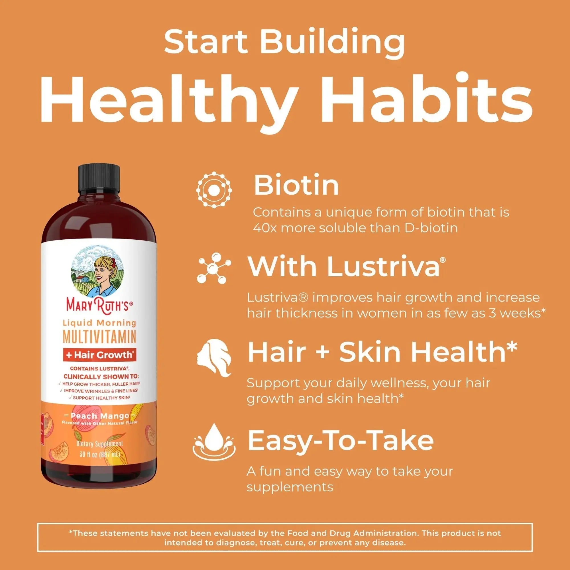 MaryRuth Organics Morning Multivitamin Hair Growth Bundle MARYRUTH'S Au supplements