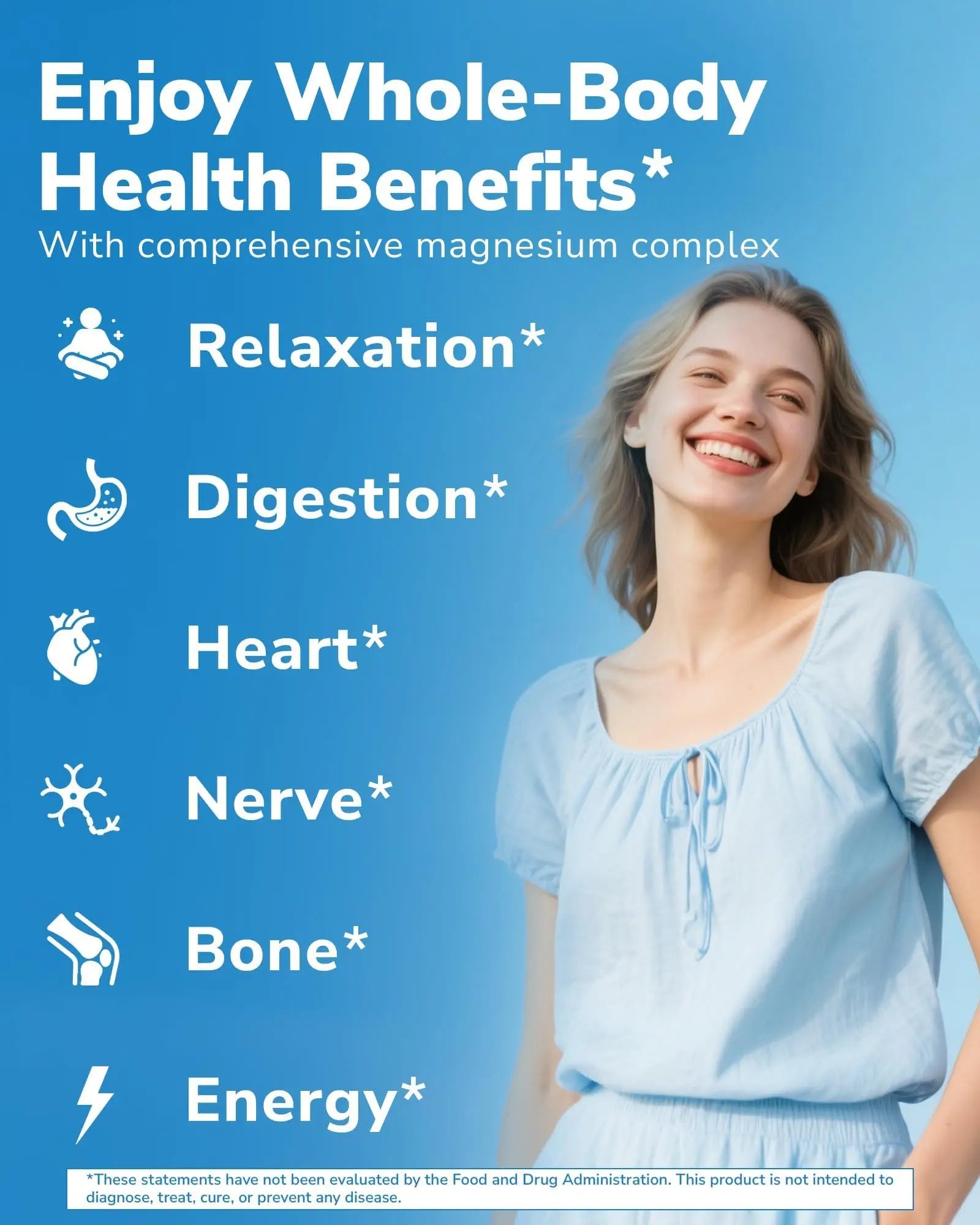 Vitalibre 12 in 1 Magnesium Complex Supplement 500mg | Max Absorption Chelated Magnesium Glycinate Citrate Malate & More for Bone, Nerve & Digestive Support | Non-GMO Vegan Capsules (120 Count) Vitalibre Au supplements