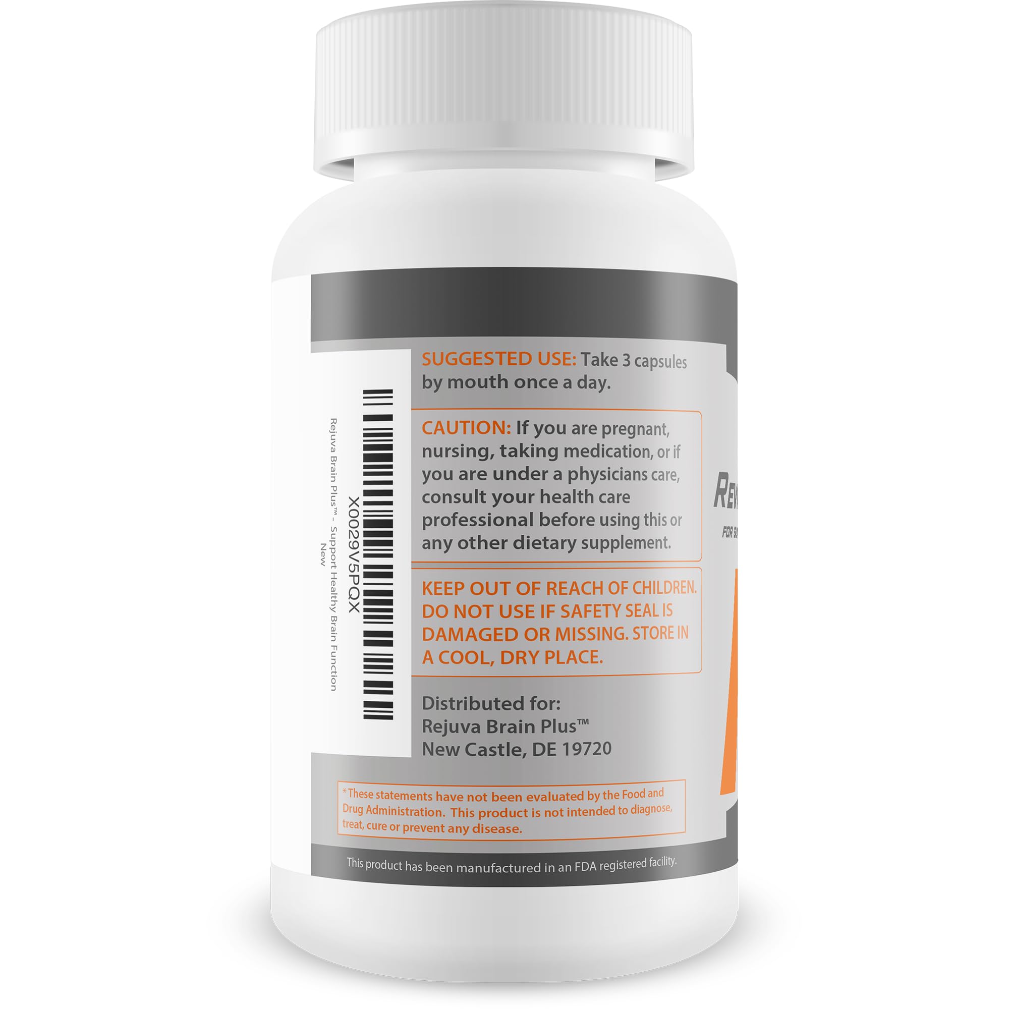 Rejuva Brain Plus Reviva Brain Plus IQ - Support Healthy Brain Function - Brain Boosting Complex Ultra Blend Formulated with Memory Support Nootropic Ingredients - Clarity - Focus - Performance Rejuva Brain Plus Au supplements
