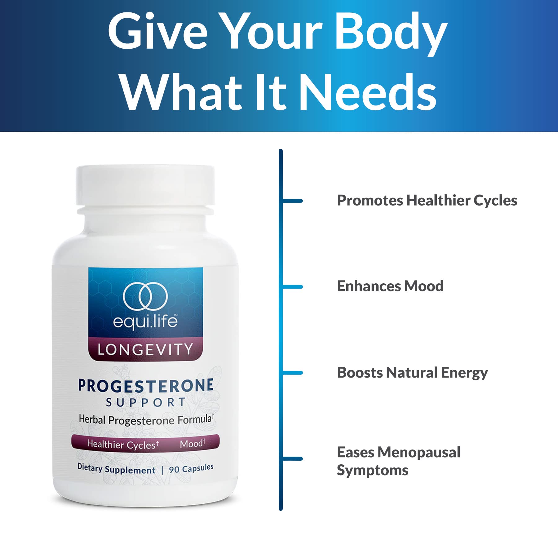 Equilife Hormone Balance Support for Women, Herbal Blend Supplement with Black Cohosh & Passion Flower to Support Overall Wellness, Gluten Free, Vegan, Non GMO, Dairy & Soy Free, 90 Capsules Equilife Au supplements