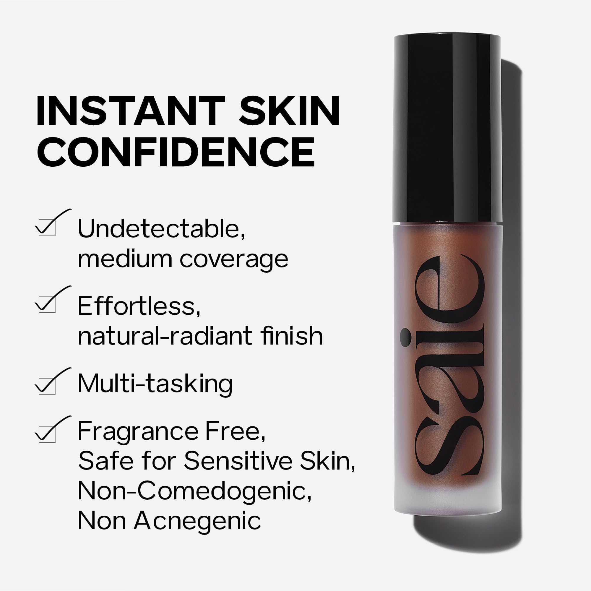 Saie Slip Tint Radiant Cream Concealer & All-Over Face Makeup - Concealer for Dark Circles, Redness & Blemishes - Lightweight Makeup Made with Hydrating Hyaluronic Acid - Shade 5 (0.17 oz) Saie Au supplements