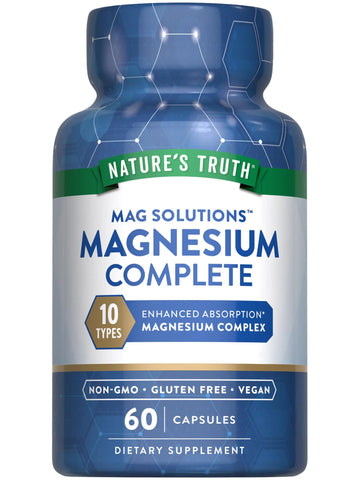 Nature's Truth Magnesium Complex Supplement 10 Forms | 300mg | 60 Capsules | Glycinate, Citrate, Plus More | Vegan, Non-GMO & Gluten Free Nature's Truth Au supplements